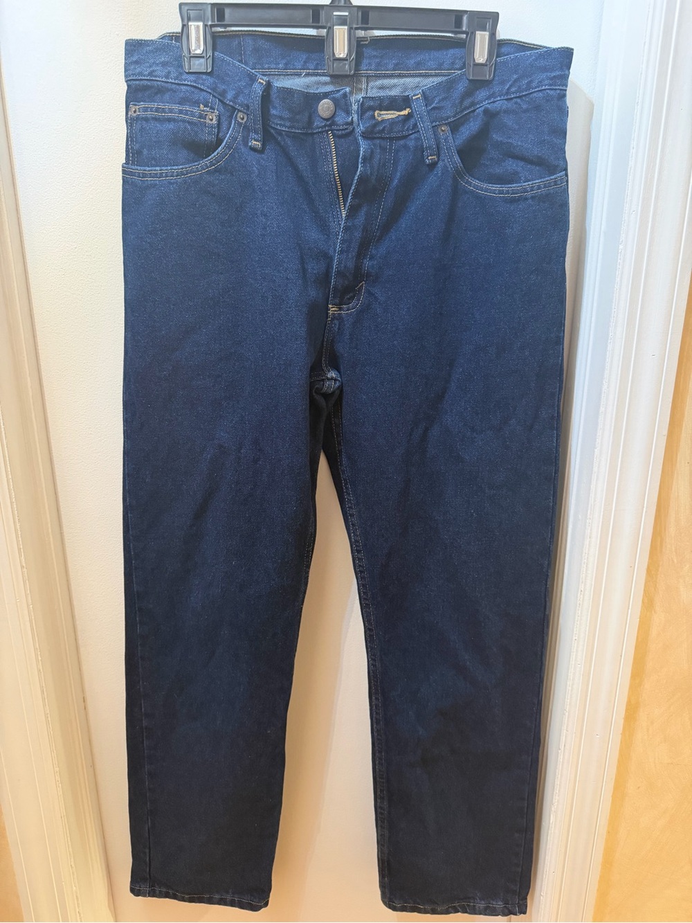 Magellan Outdoors Men's Dark Blue Straight Jeans